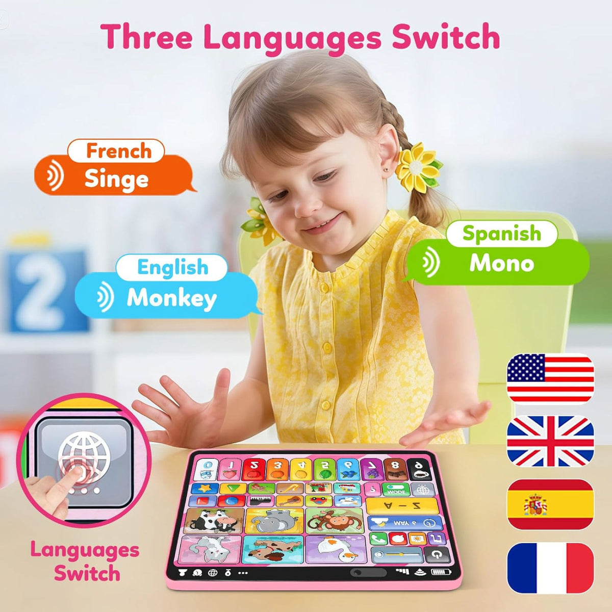 TrioLingo™ 3-Language Tablet SKY MEGA BOX