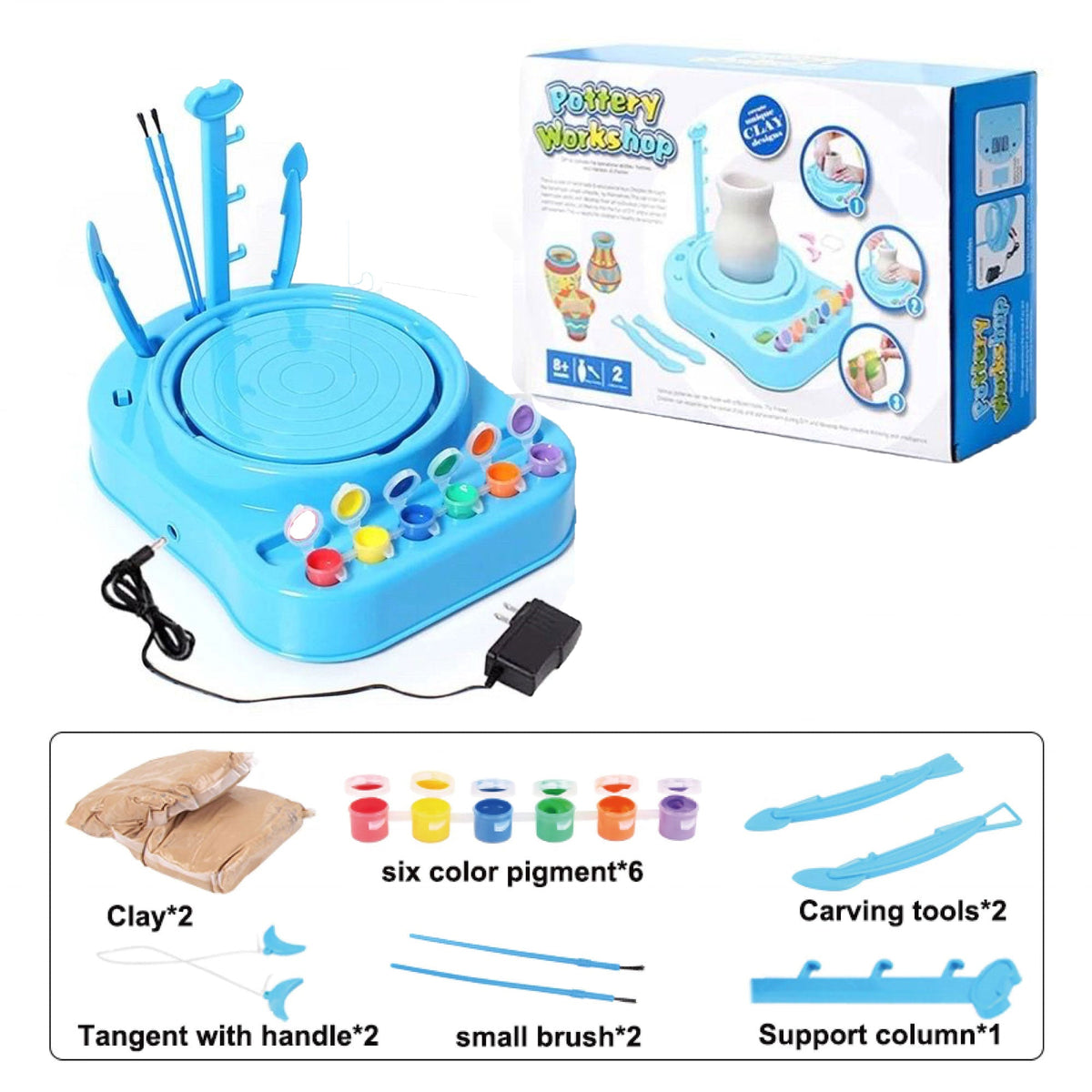 MiniPotter™ Pottery Wheel Set SKY MEGA BOX