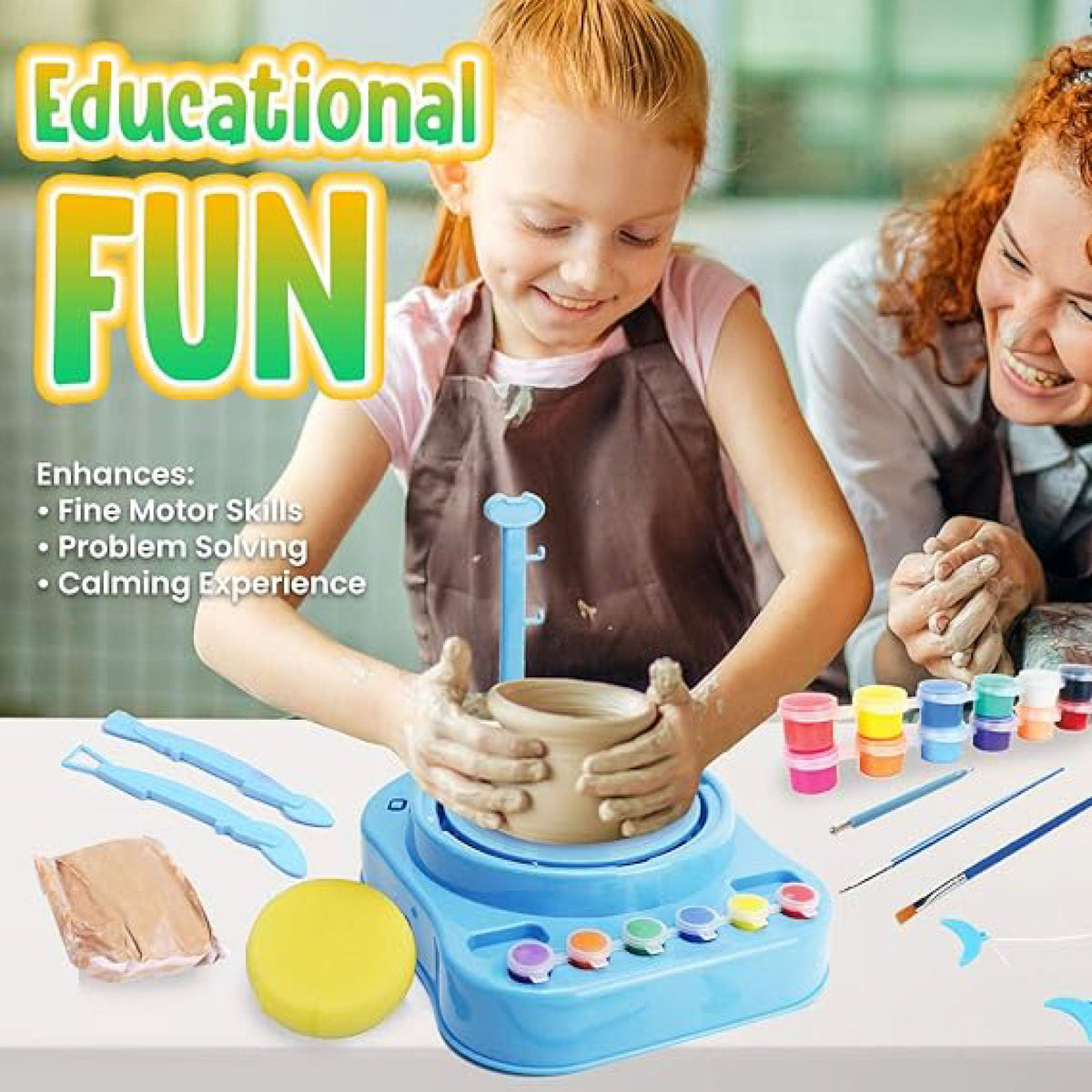 MiniPotter™ Pottery Wheel Set SKY MEGA BOX