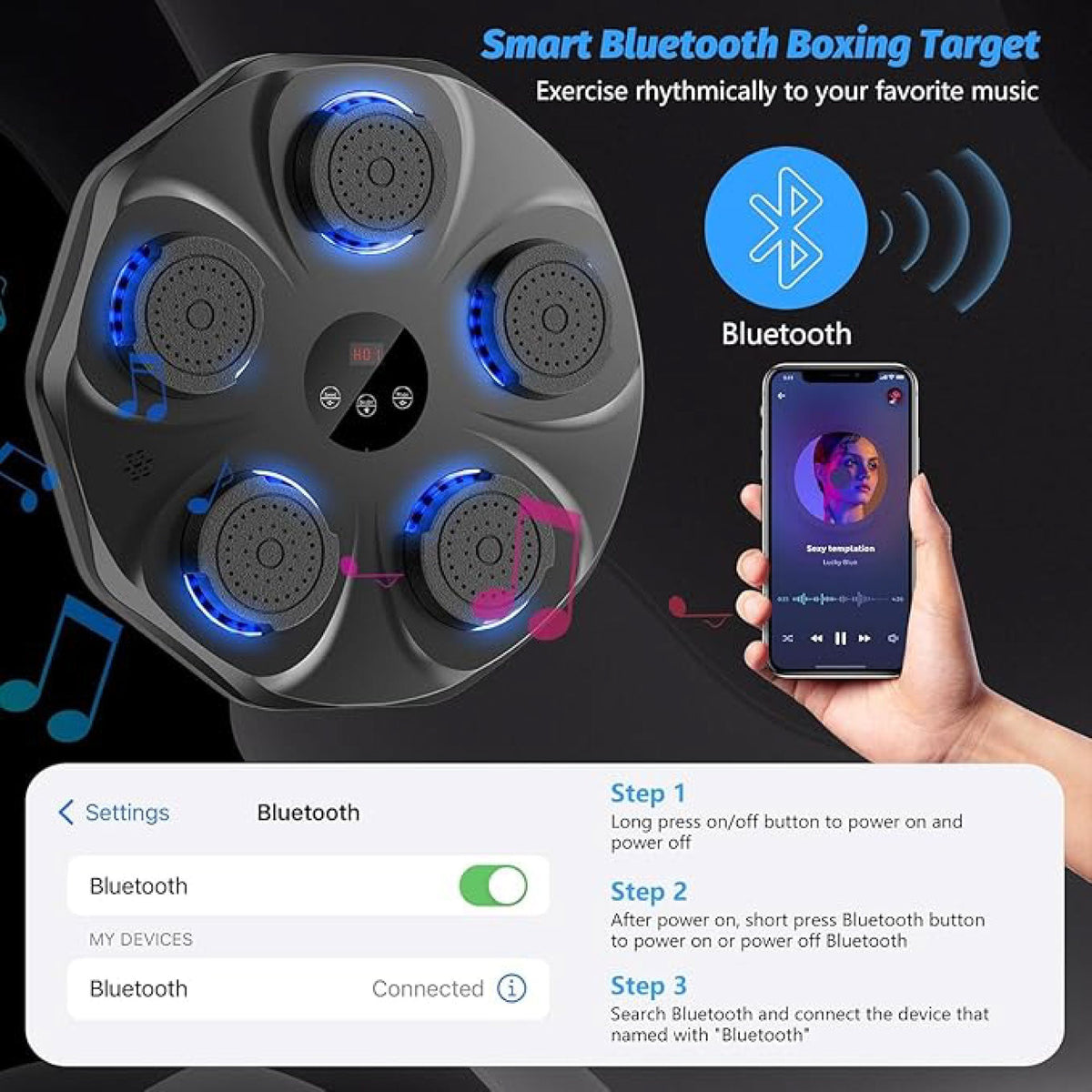 BeatBox ™ Interactive Music Boxing with Gloves SKY MEGA BOX