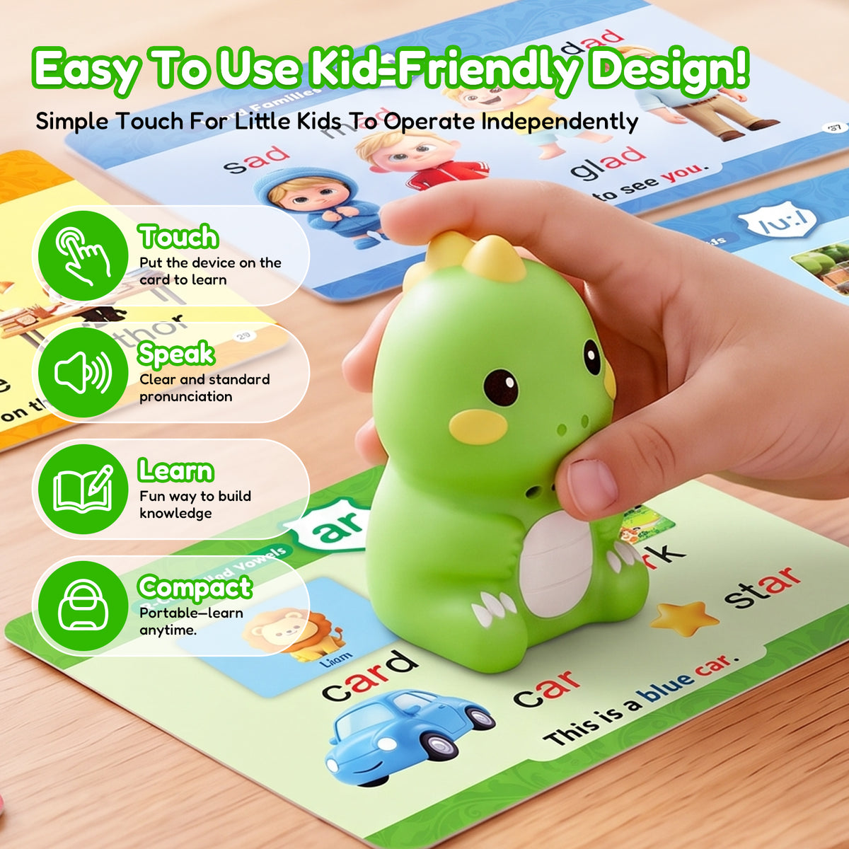 SquiLingo™ – Squirrel Talking Pen & Interactive English Flash Cards