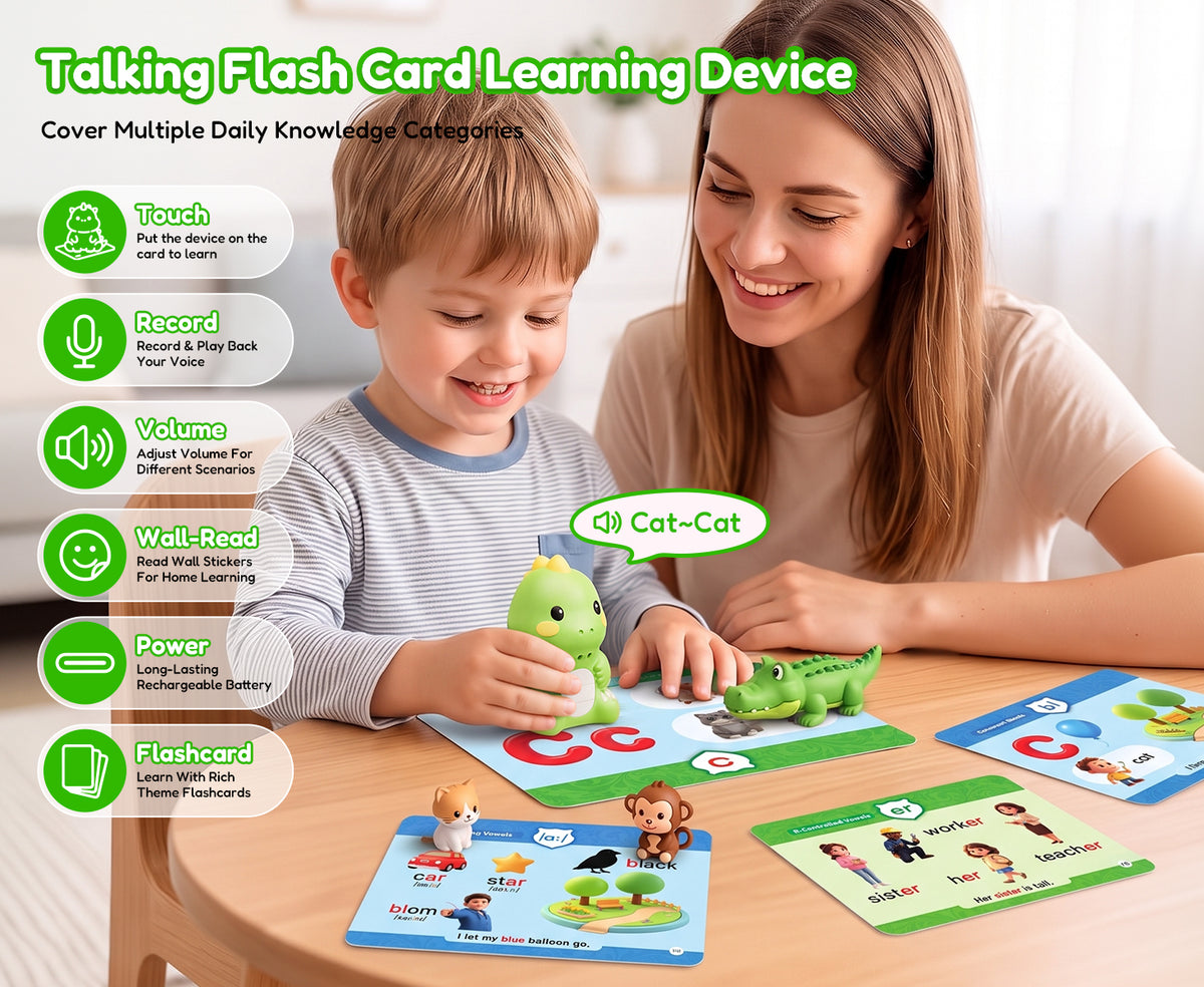 SquiLingo™ – Squirrel Talking Pen & Interactive English Flash Cards